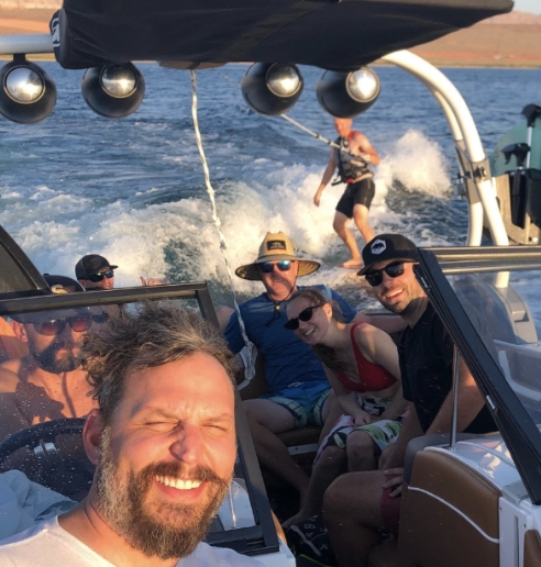 Boating with fellow Zonuts